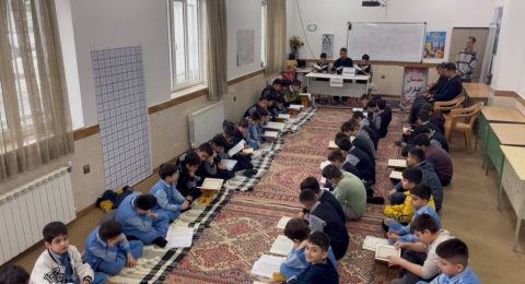 محفل انس با قرآن در دبستان اندیشه نو (4)